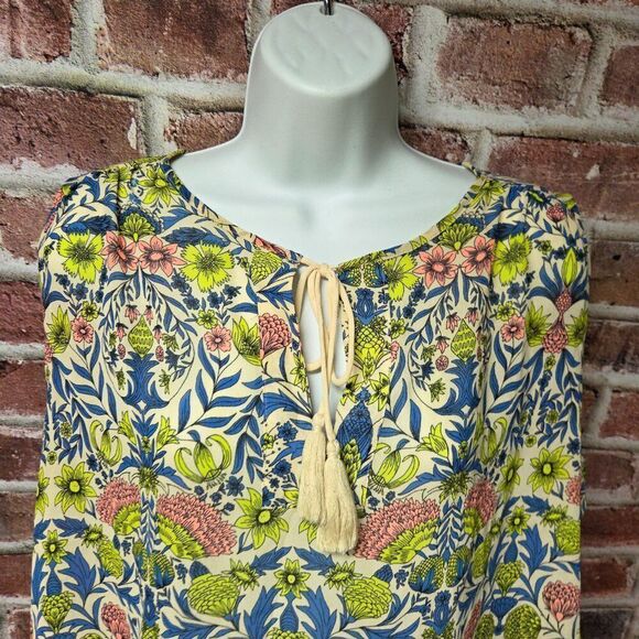 Women's H&M CONSCIOUS Sleeveless Floral Top Size 12 - Picture 3 of 6